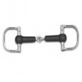 D RING RUBBER COVERED SINGLE JOINT SNAFFLE